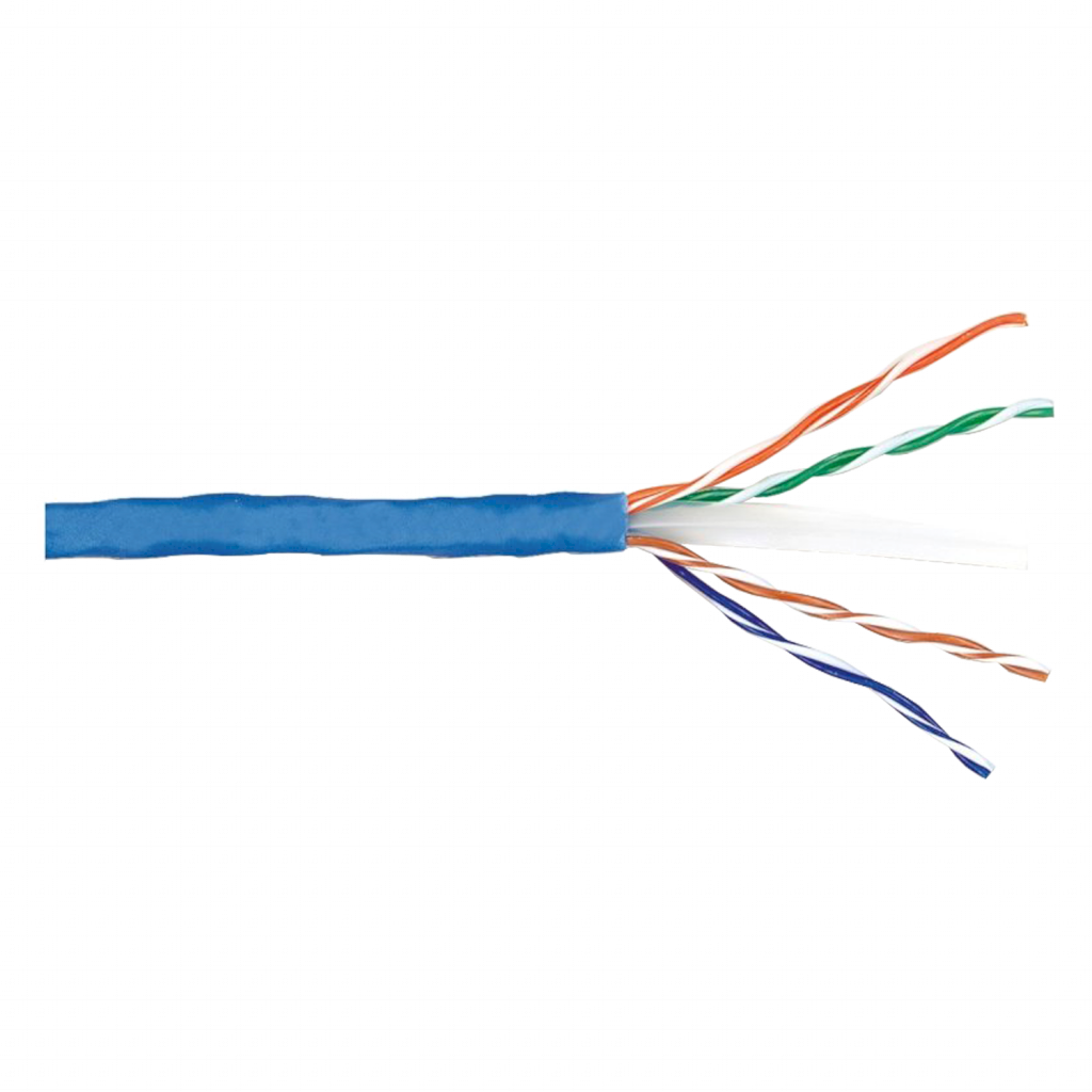 [17040] CABLE RED 4UTP CATEGORIA 6 - 4 PARES CM AZUL (CAJA X305 MTS) ACT4P6UCM3RBBU