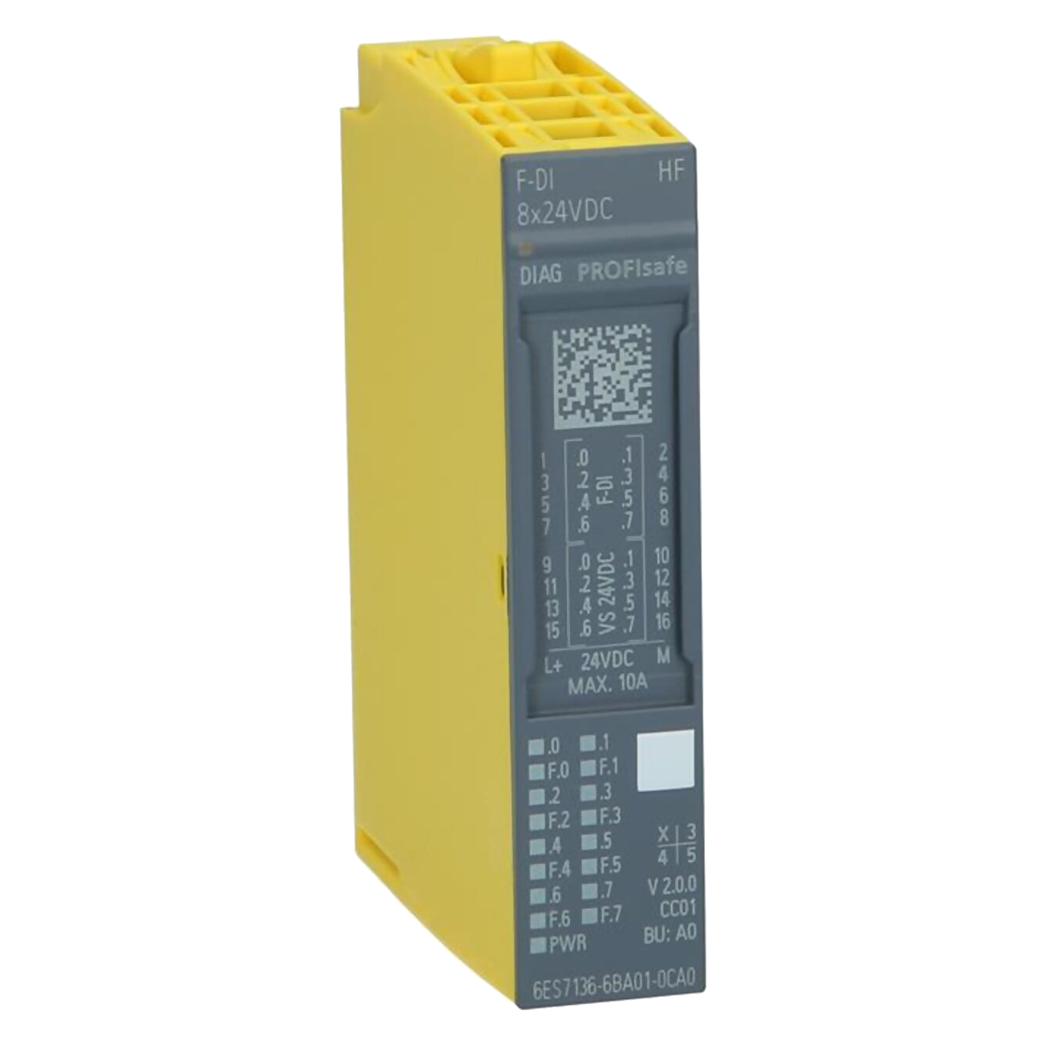 [20083] Módulo ET200SP 8 E/Digitales P/Aplicaciones Safety P/Controlador 24VCC 1 Módulo Siemens