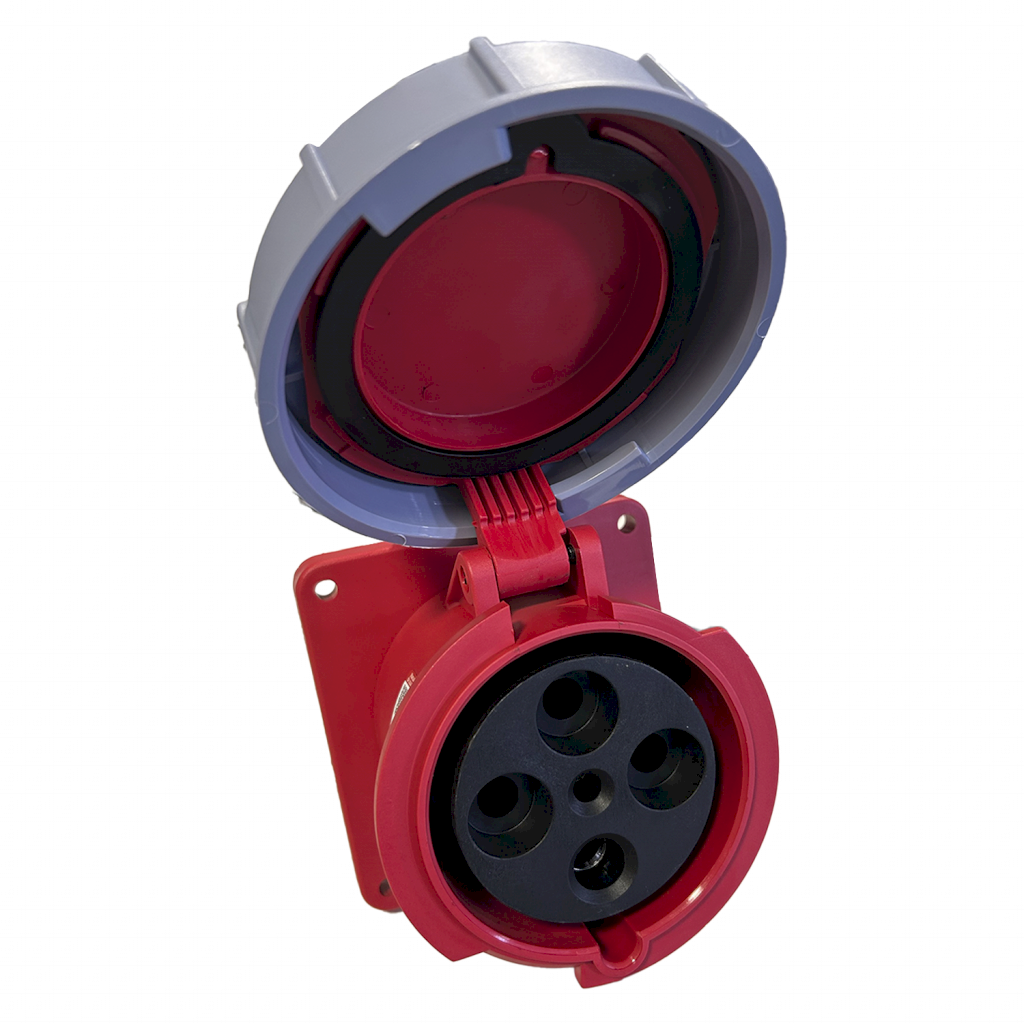 Toma Industrial Embutir Triton 125A 3P+T 380V IP44 Steck Electric