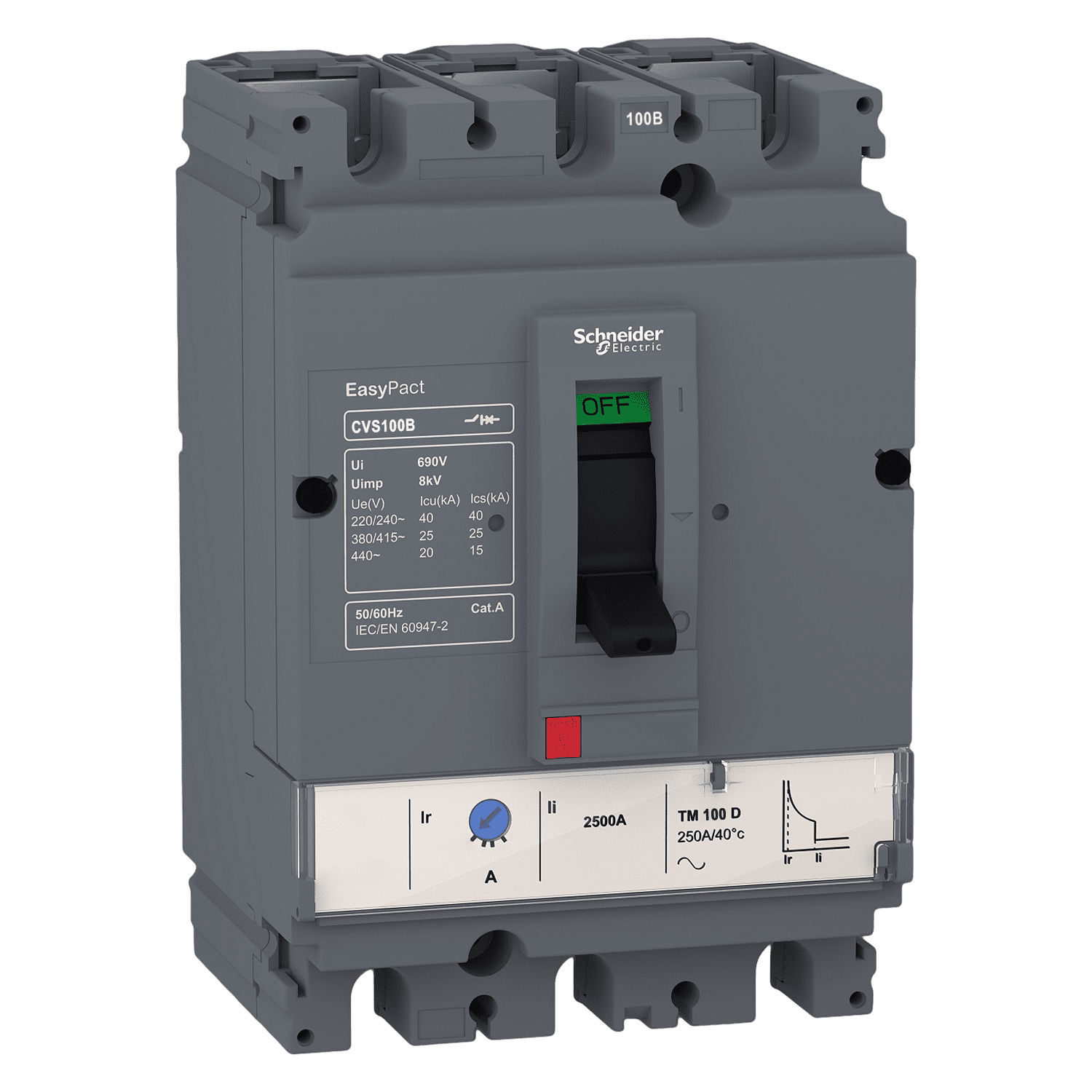 Interr. CSV100B 3P 63A 440VCA Schneider Electric