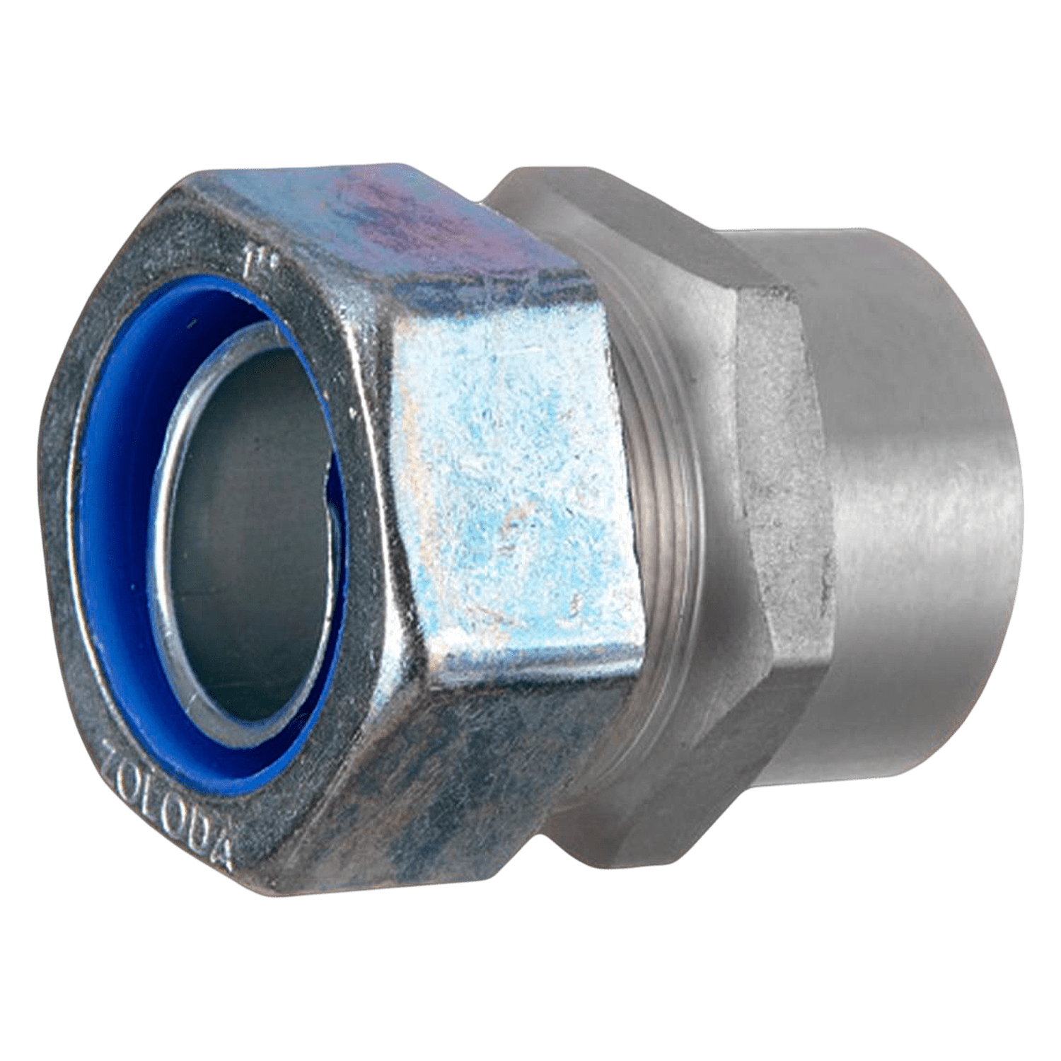 [20197] Conector Recto Hembra Rosca P/Flexible 1' 25mm Zoloda