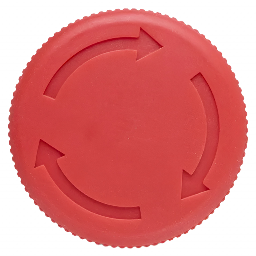 PULSADOR HONGO STECK PCO ROJO C/RETENCIOIN 40mm SLPFN1R4