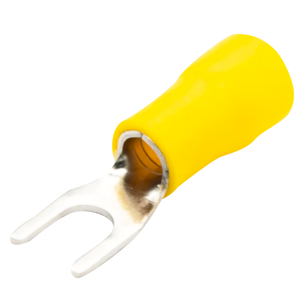 TERMINAL C12 AMARILLO HORQUILLA 8mm C12-TBC