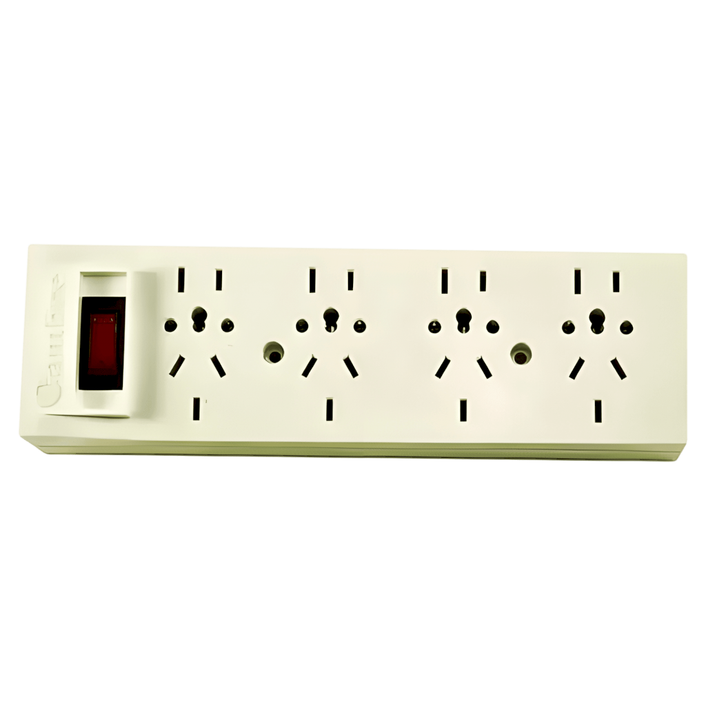 ZAPATILLA 4 TOMAS MULTINORMA 10A S/CABLE BL 1500