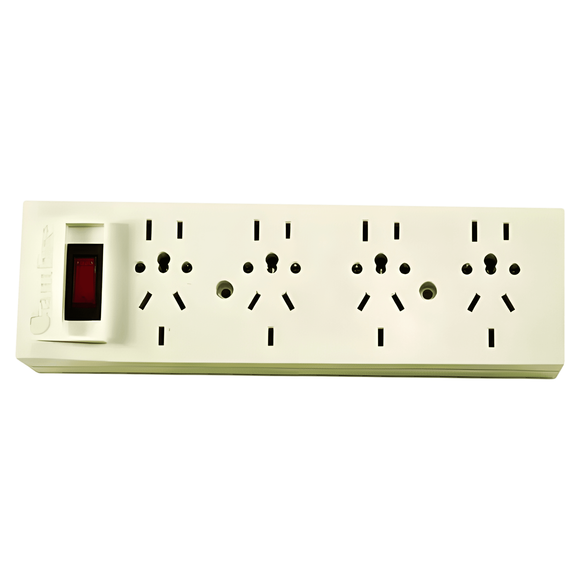 [17036] Zapatilla 4 Tomas Multinorma 10A S/Cable Blanca Cambre