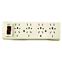 Zapatilla 4 Tomas Multinorma 10A S/Cable Blanca Cambre