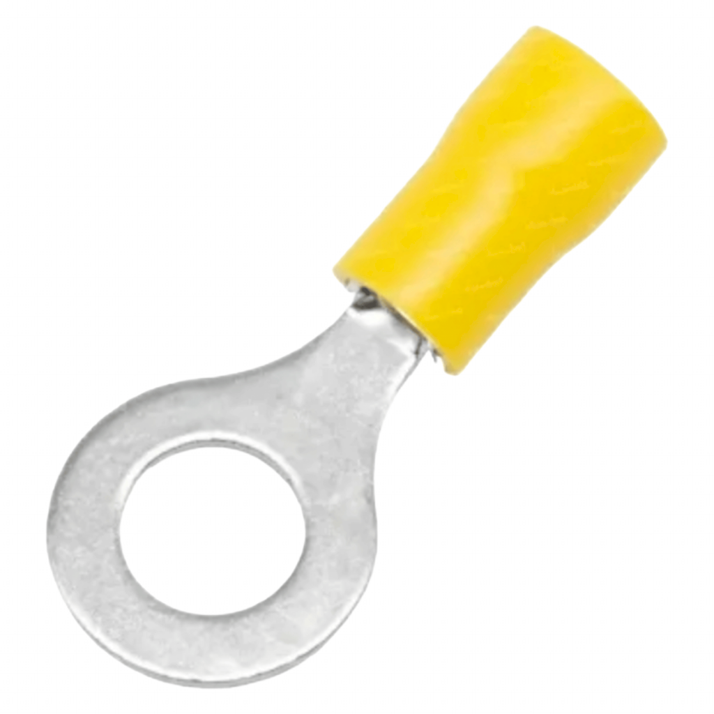 TERMINAL C4 AMARILLO OJAL 6mm C4