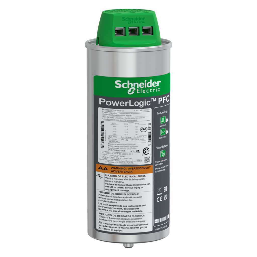 [25719] Capacitor Varplus 3 Fases 480VCA 15,5kVAR Schneider Electric