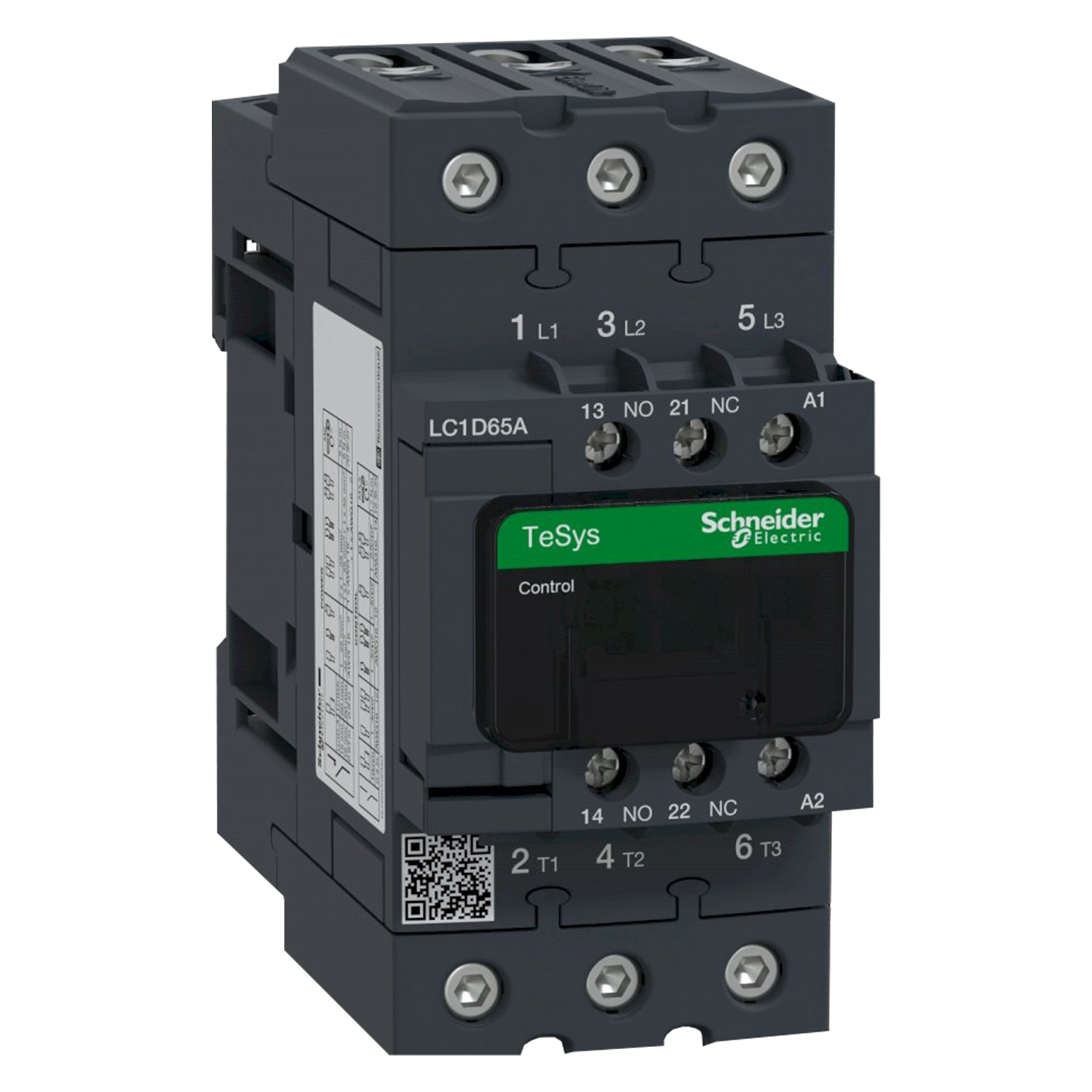 Contactor LC1D 3P 65A 440VCA 30kW Schneider Electric