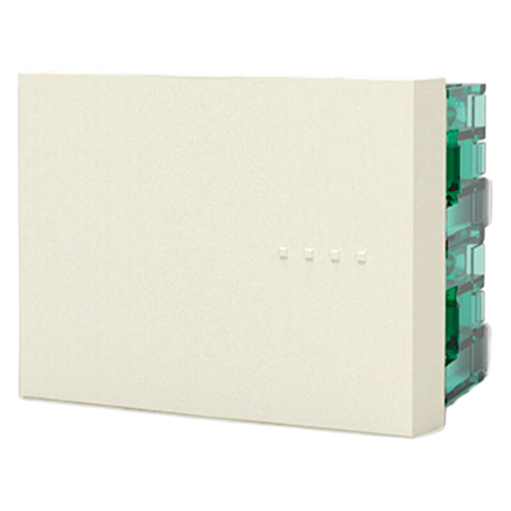 [18317] MODULO TECLA COMBINACION DOBLE BAUHAUS - BLANCA 6021