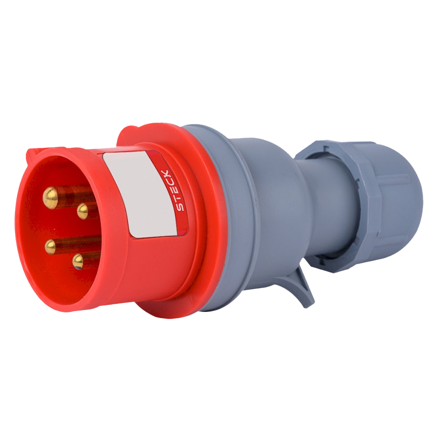 [37101] Ficha Industrial Móvil Triton 3P+T 32A 380V IP44 Steck Electric