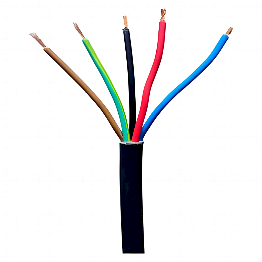 CABLE TIPO TALLER 5X1.5 mm² TPR TPR 5x1,50