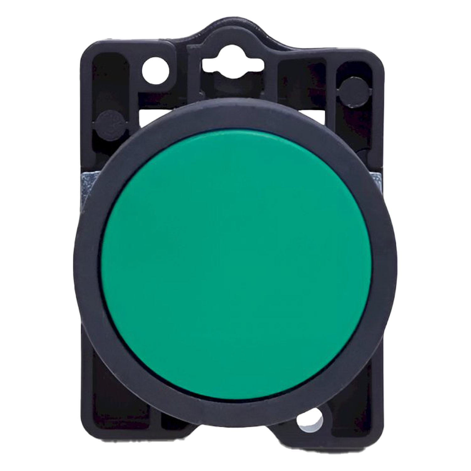 Cabezal Pulsador SLP Plástico Rasante S/Soporte Verde Steck Electric