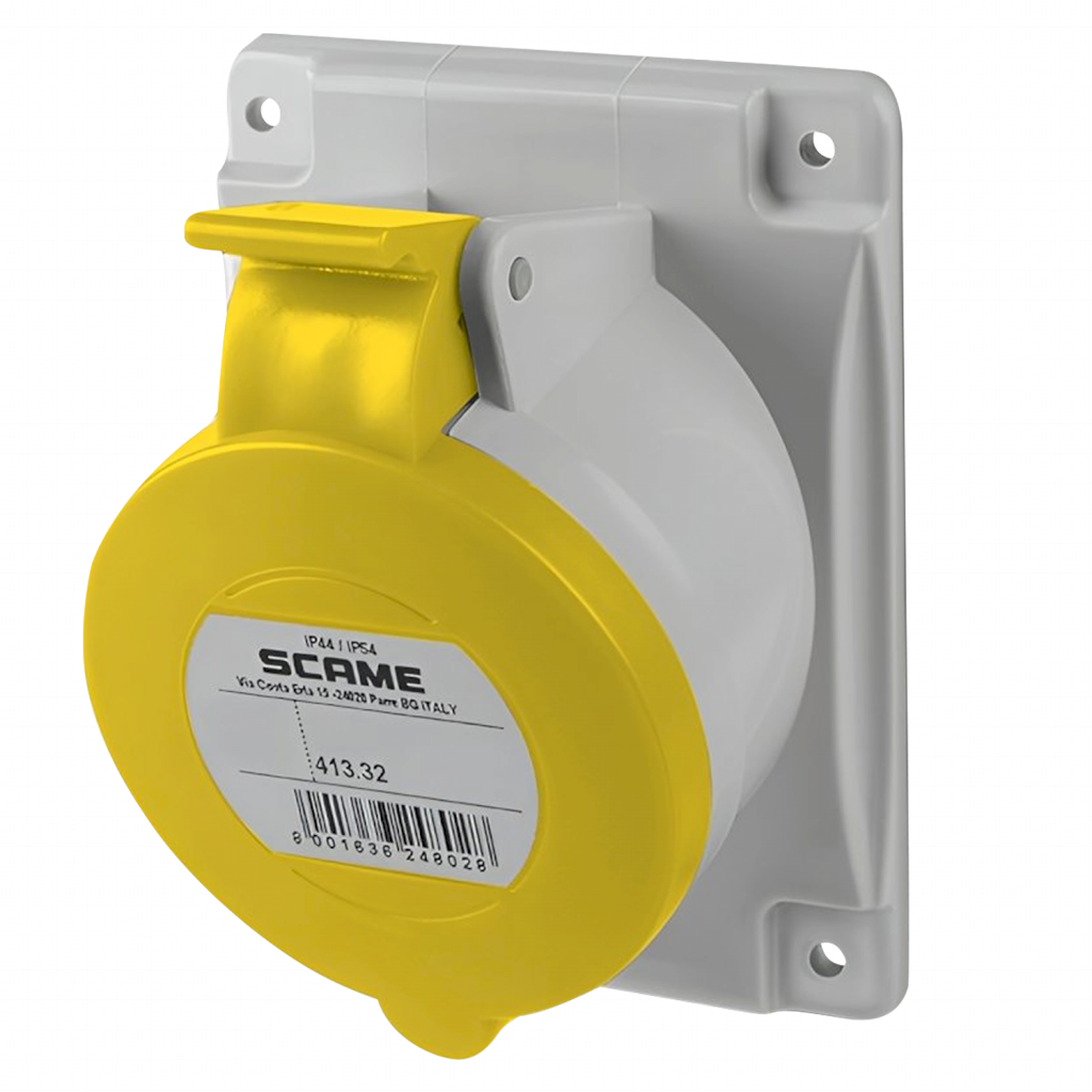 BASE 3P+T 32A 110V 4H IP44 413-3261