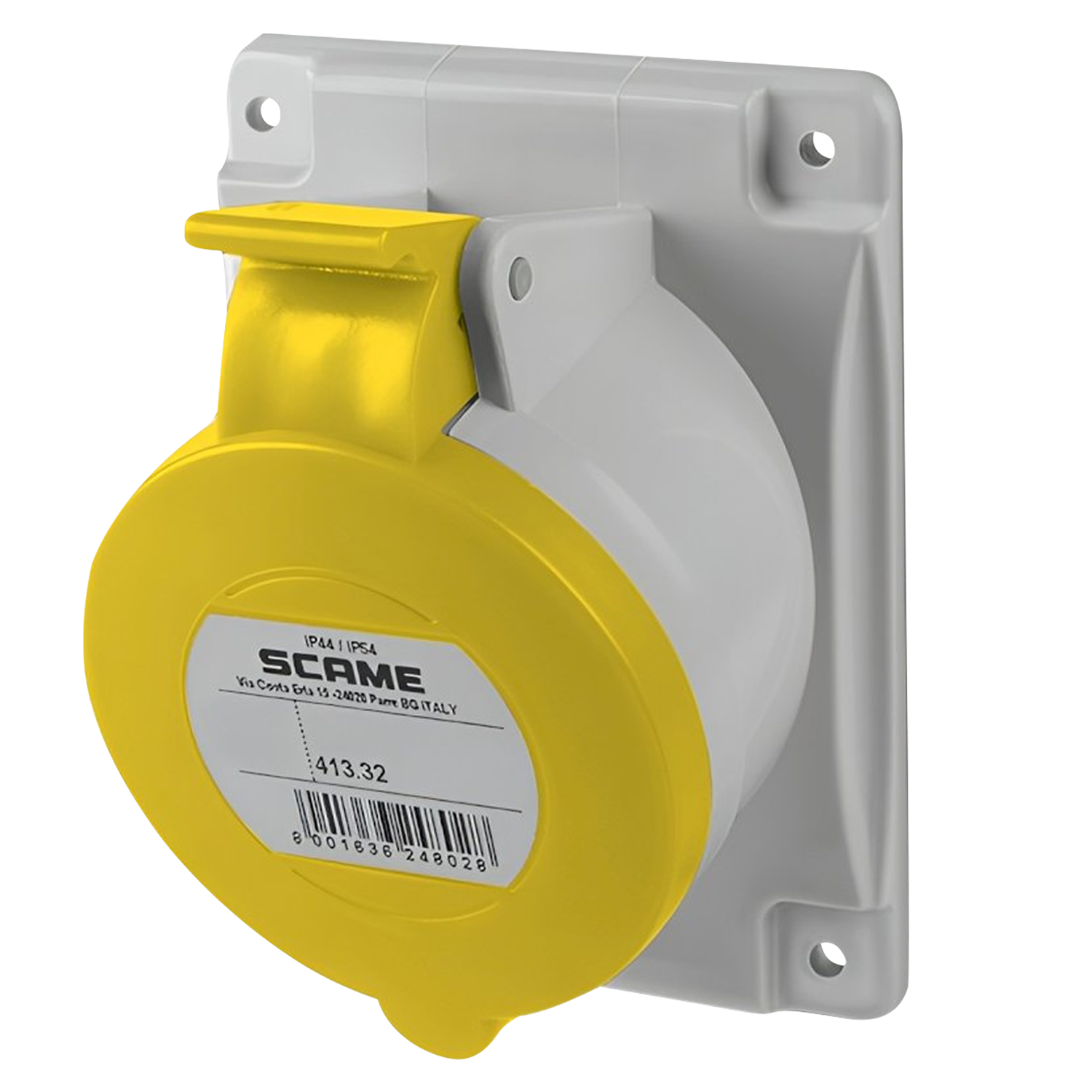 Base Embutir 32A 3P+T 110V IP44 Scame