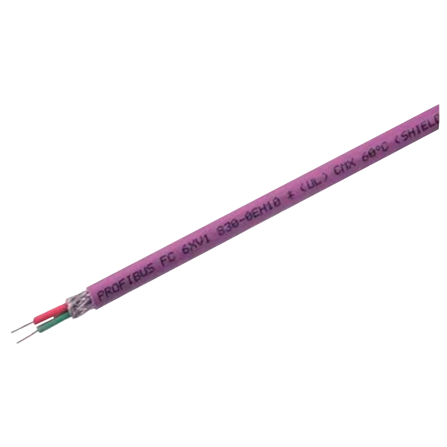 Cable Profibus FC Estandar Color Violeta 120mm 2 Hilos Siemens