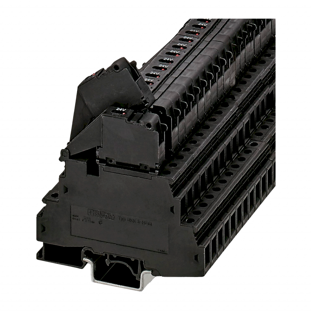 [37532] Borne UKK P/Fus 32A 5x20mm 2 Pisos C/LED Phoenix Contact