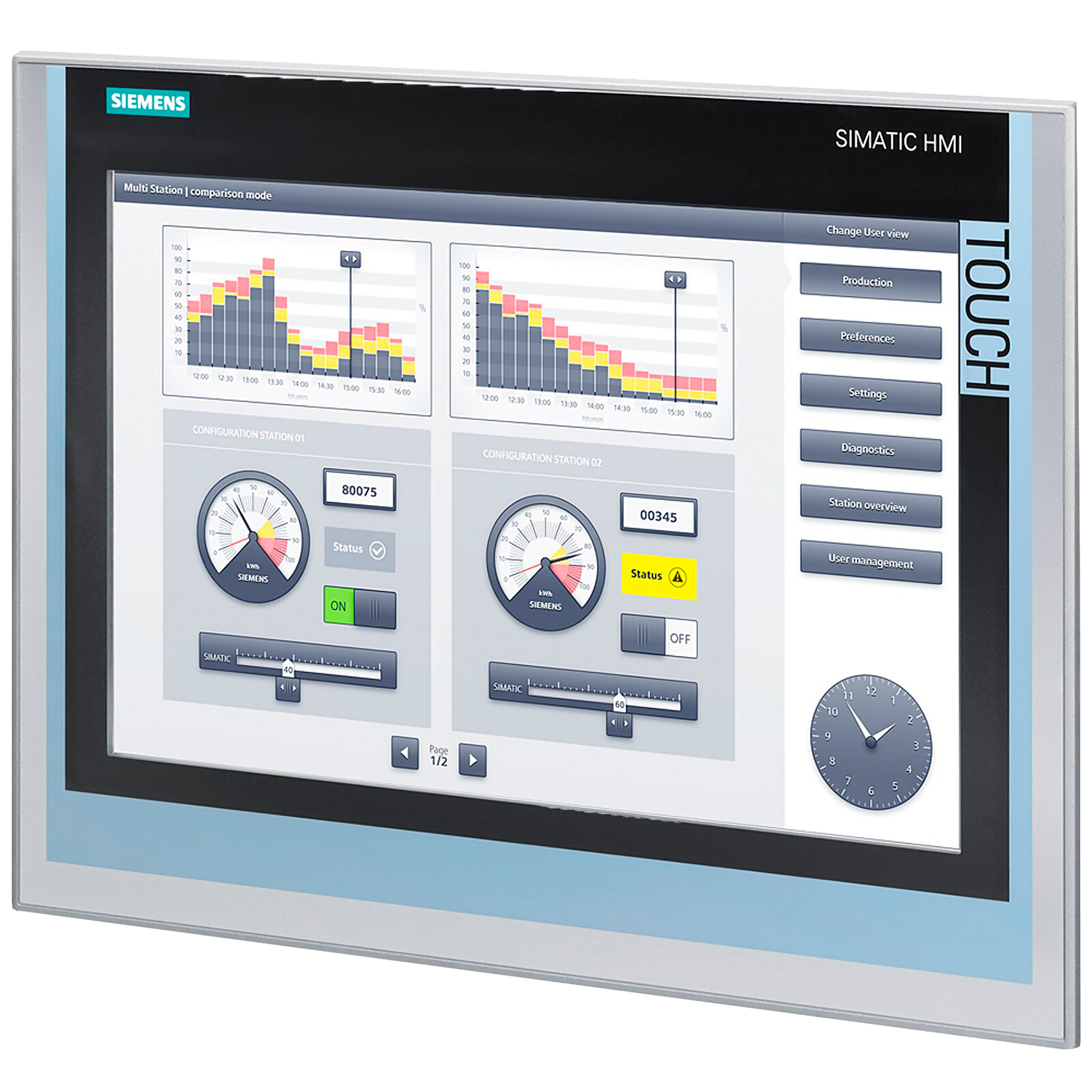 Panel Comfort V14 TP1500 15" Mpi/Profibus Siemens