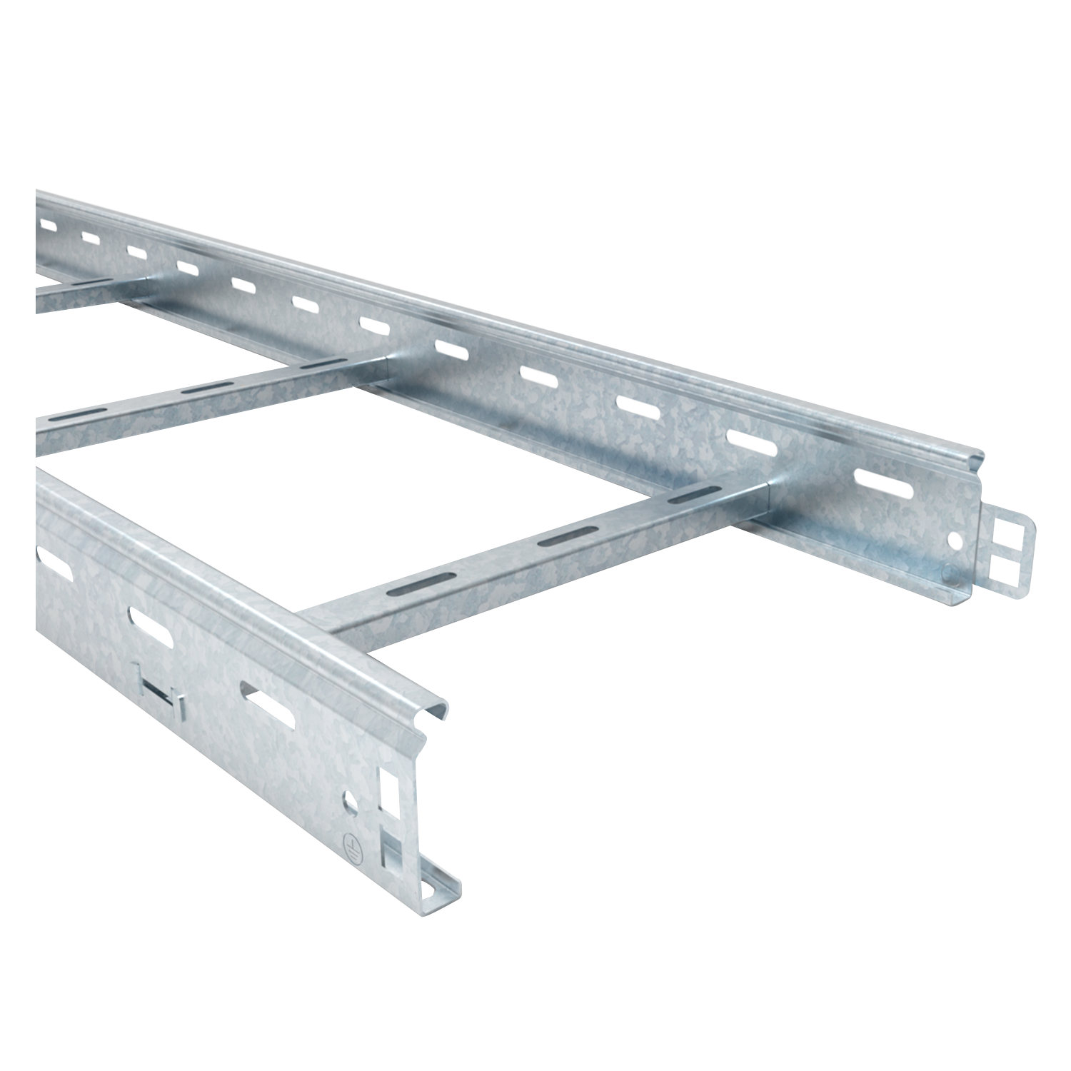 Bandeja Escalera Acero Galvanizado 90x450mm Espesor de 1,9mm Samet