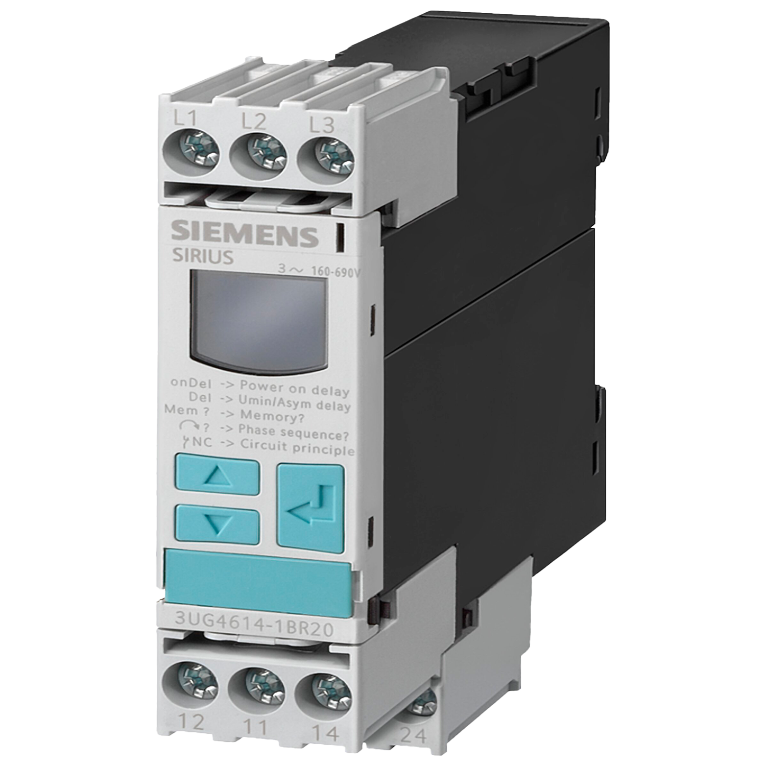 Monitor Dig Sec, Falta, Min, Max Tens 3X160-690 Siemens