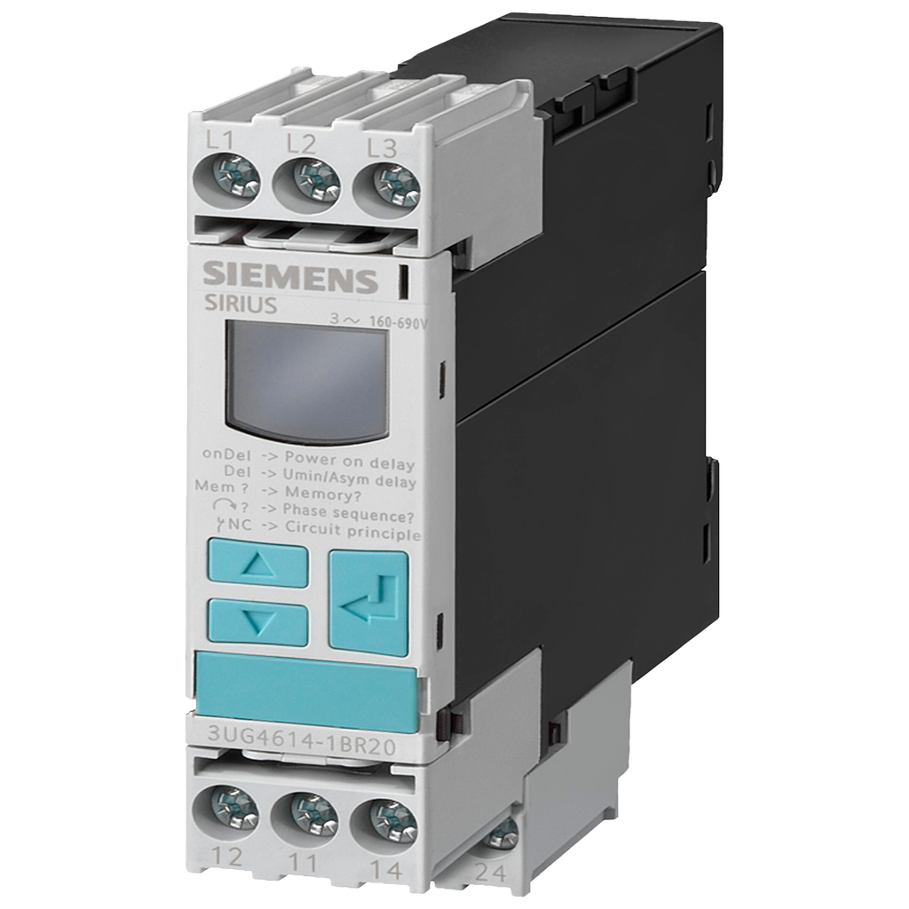 Monitor Dig Sec, Falta, Min, Max Tens 3X160-690 Siemens