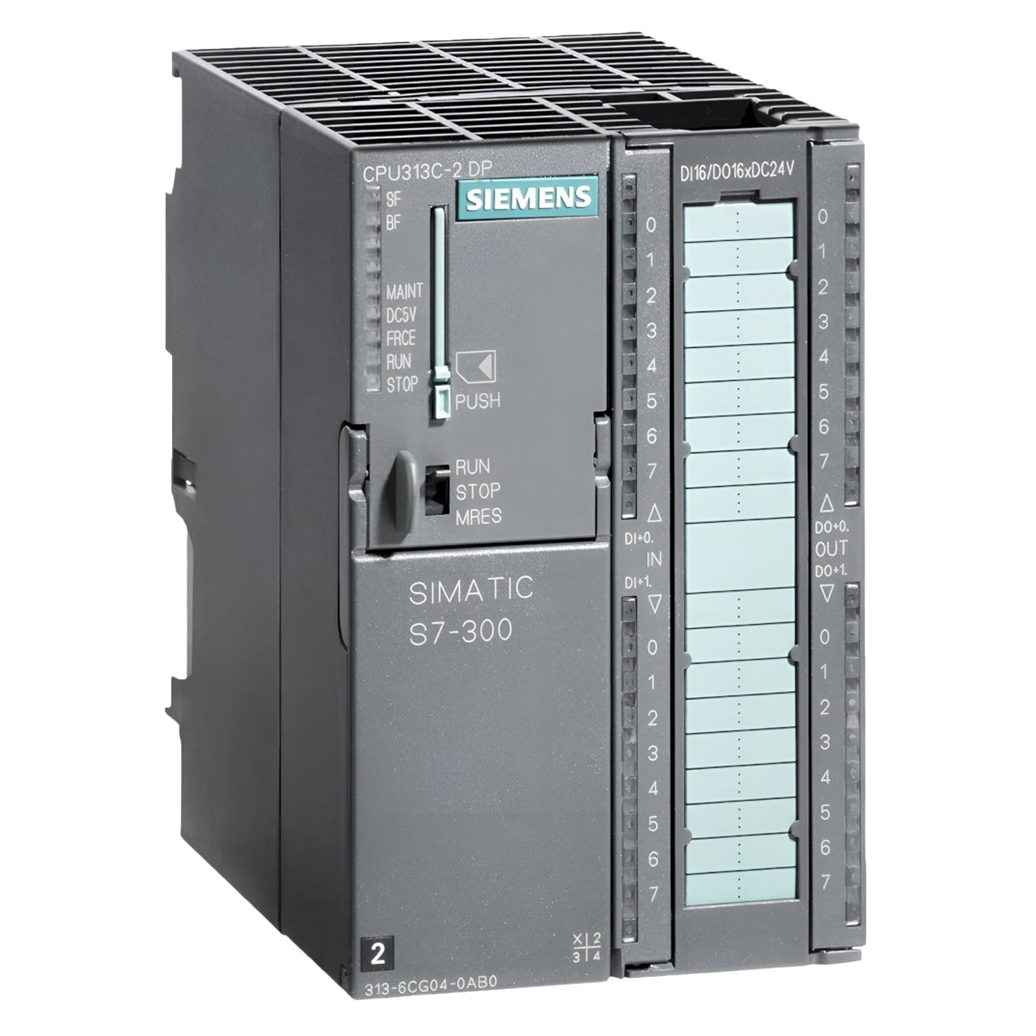 CPU 313C-2DP 128kB (16DI/16DO) 1xMPI 1xDP 24VCC Siemens