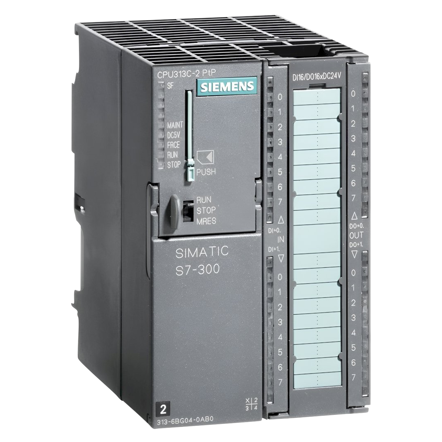 CPU 313C-2 128kB (16DI/16DO) 1xMPI 1xDP 24VCC S/Conector Siemens