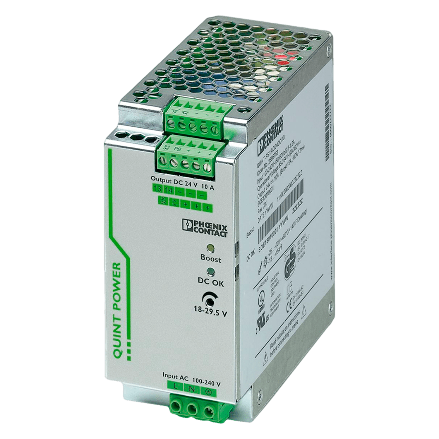 [1707] Fuente Monofásica Quint E: 220V S: 24VCC 10A Phoenix Contact