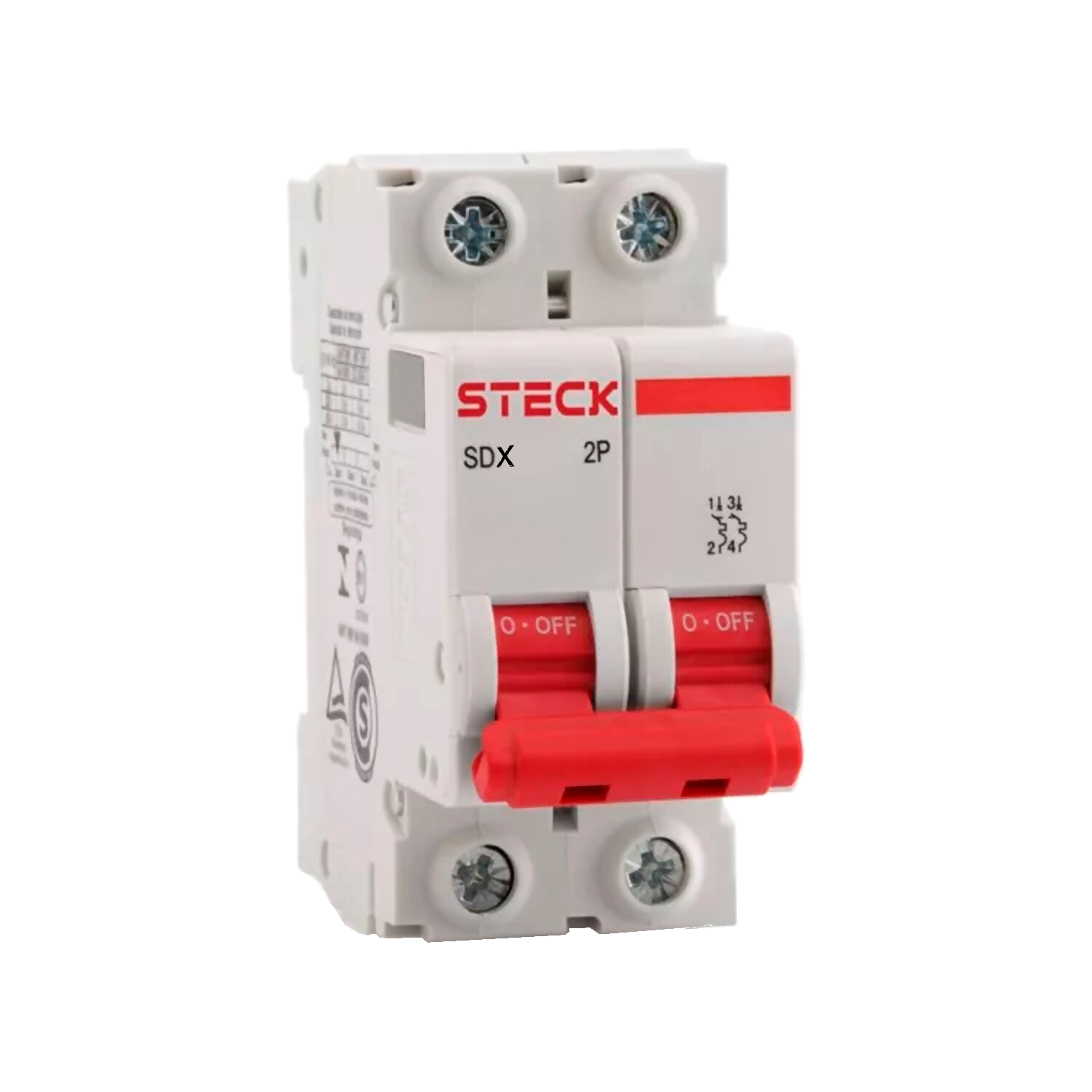 Interruptor Termomagnético SDX62 2x20A 4,5kA Curva C Steck Electric