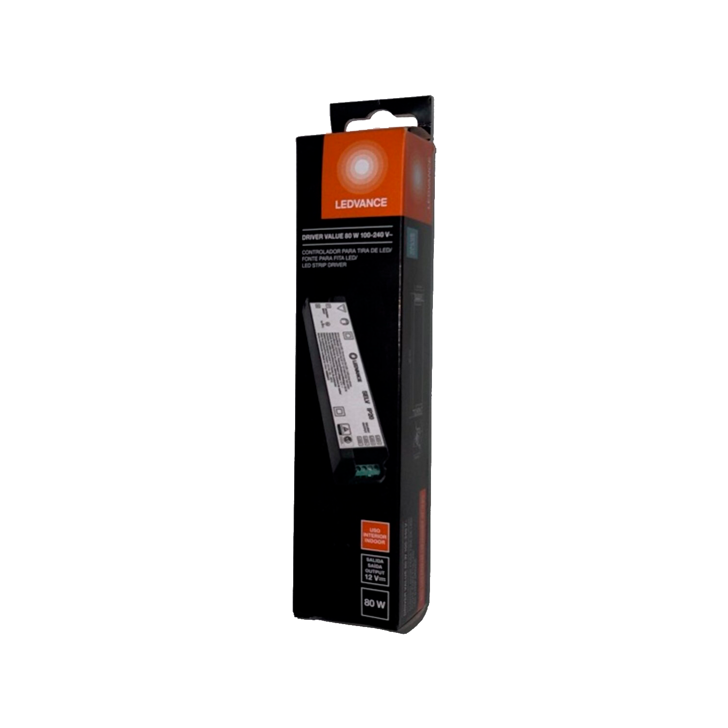 Driver P/Tira LED Plástico 12VCC Sobre Base Ledvance