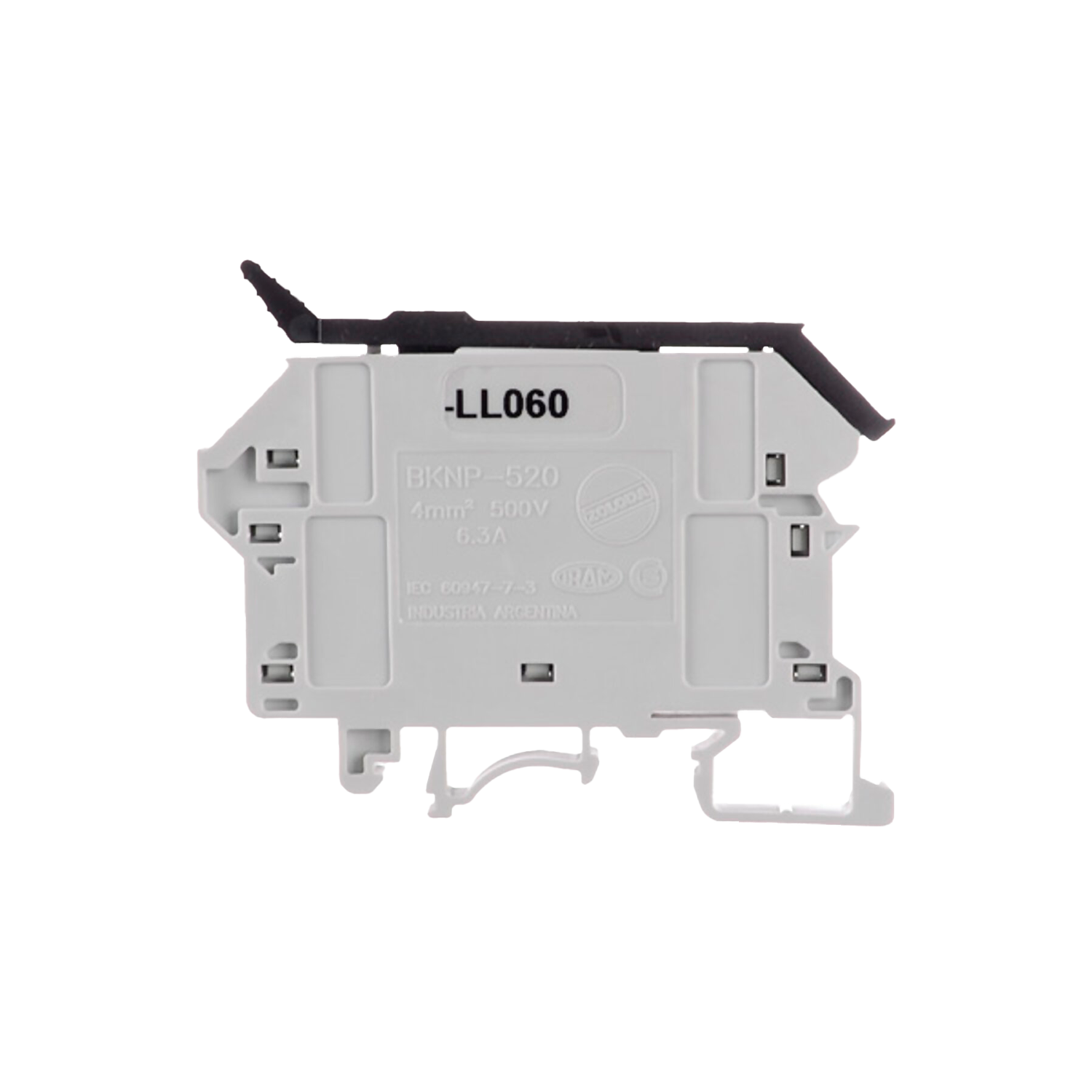 [38354] Borne BKND Portafusible 6,3A 5x20mm 2 Pisos C/LED Zoloda