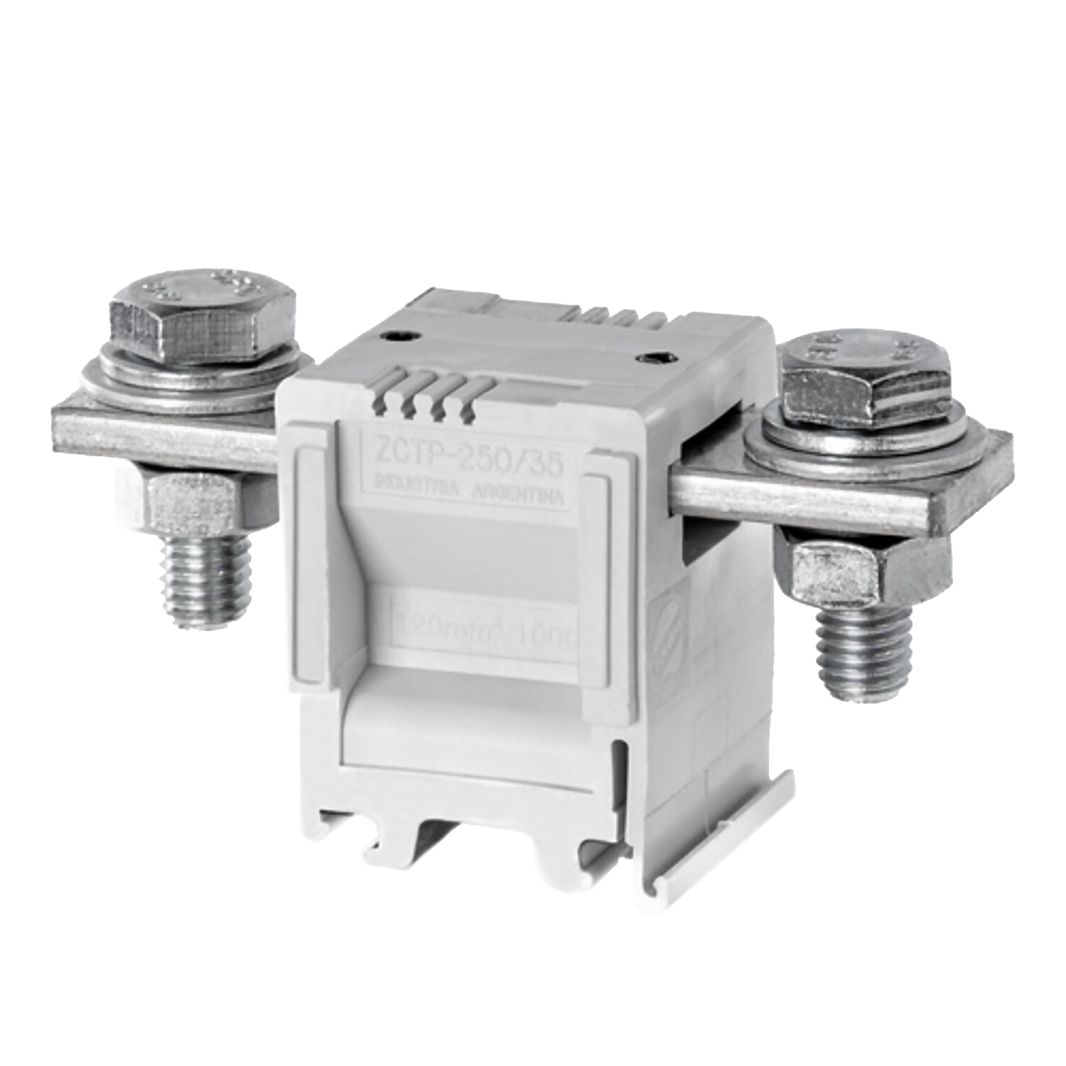 [38223] Borne P/Conexion a Terminal 120mm 269A 1000VCA P/Riel 35mm Zoloda
