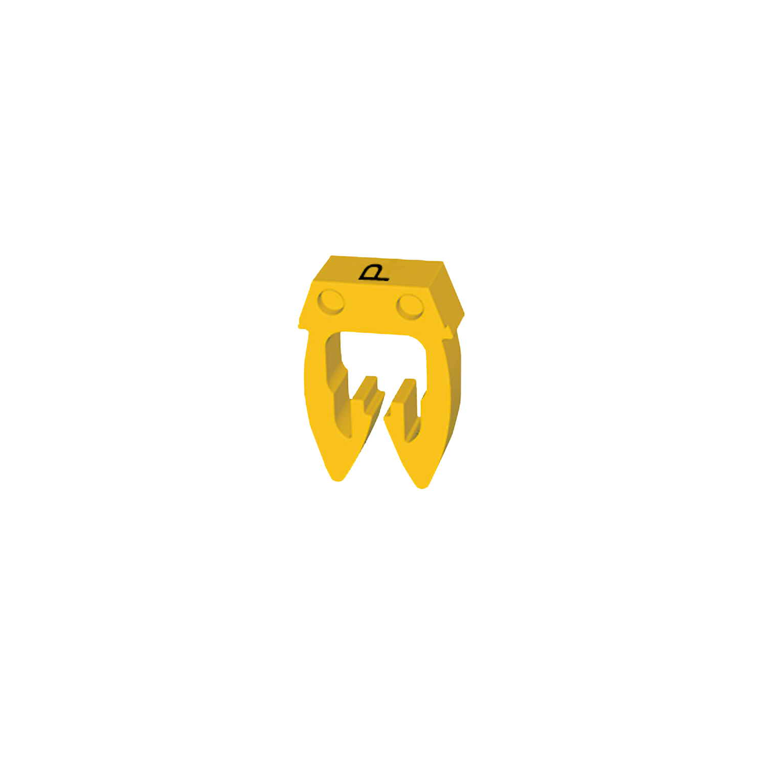 [33792] Identificadores P/Cable Amarillo Letras P Zoloda
