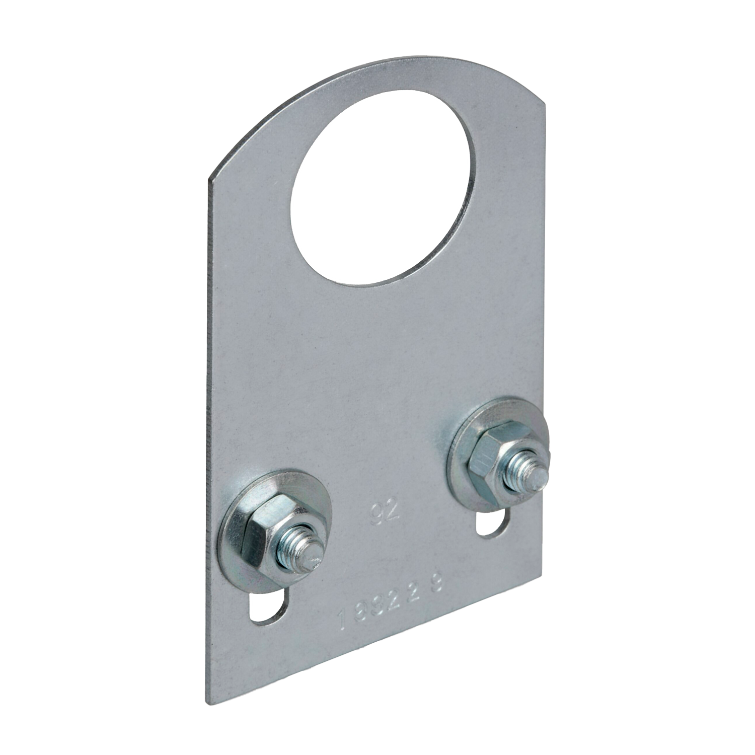 Soporte Plano de Acero Galvanizado P/Caño 3/4" 27mm Acero Sisagrip