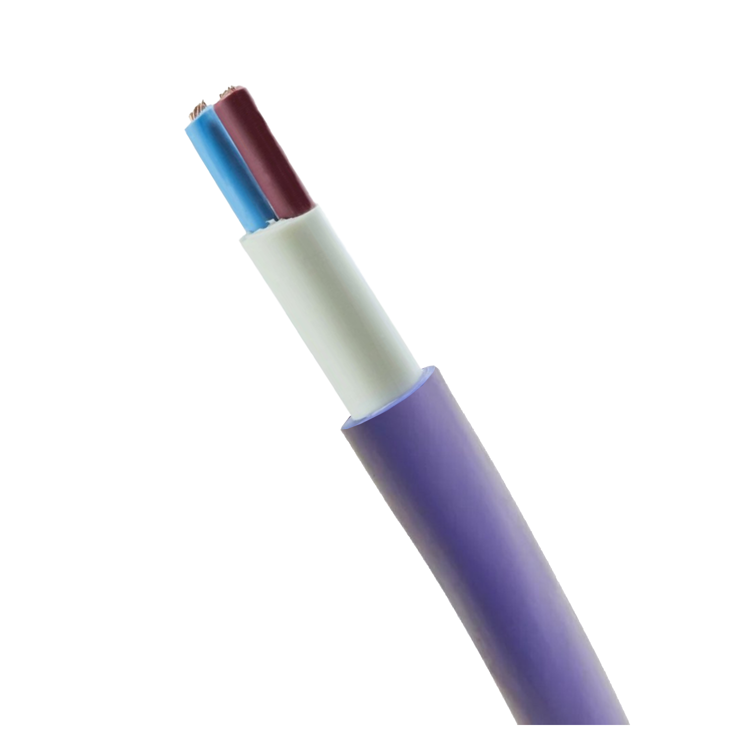 Cable Subterraneo 2x6mm2 61A PVC Violeta Argenplas