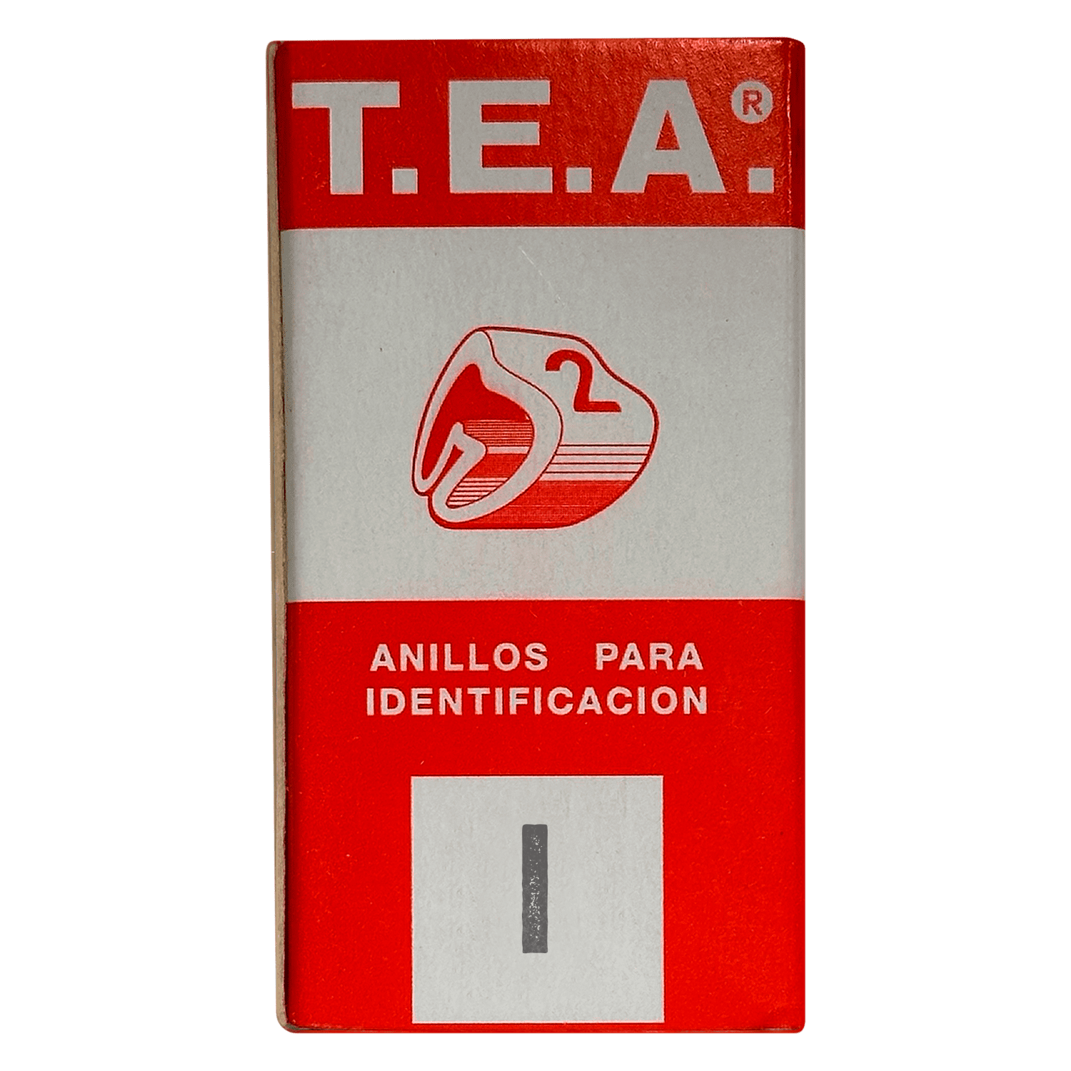 [14018] Anillos Identificadores Amarillo Letra I x100u Tea
