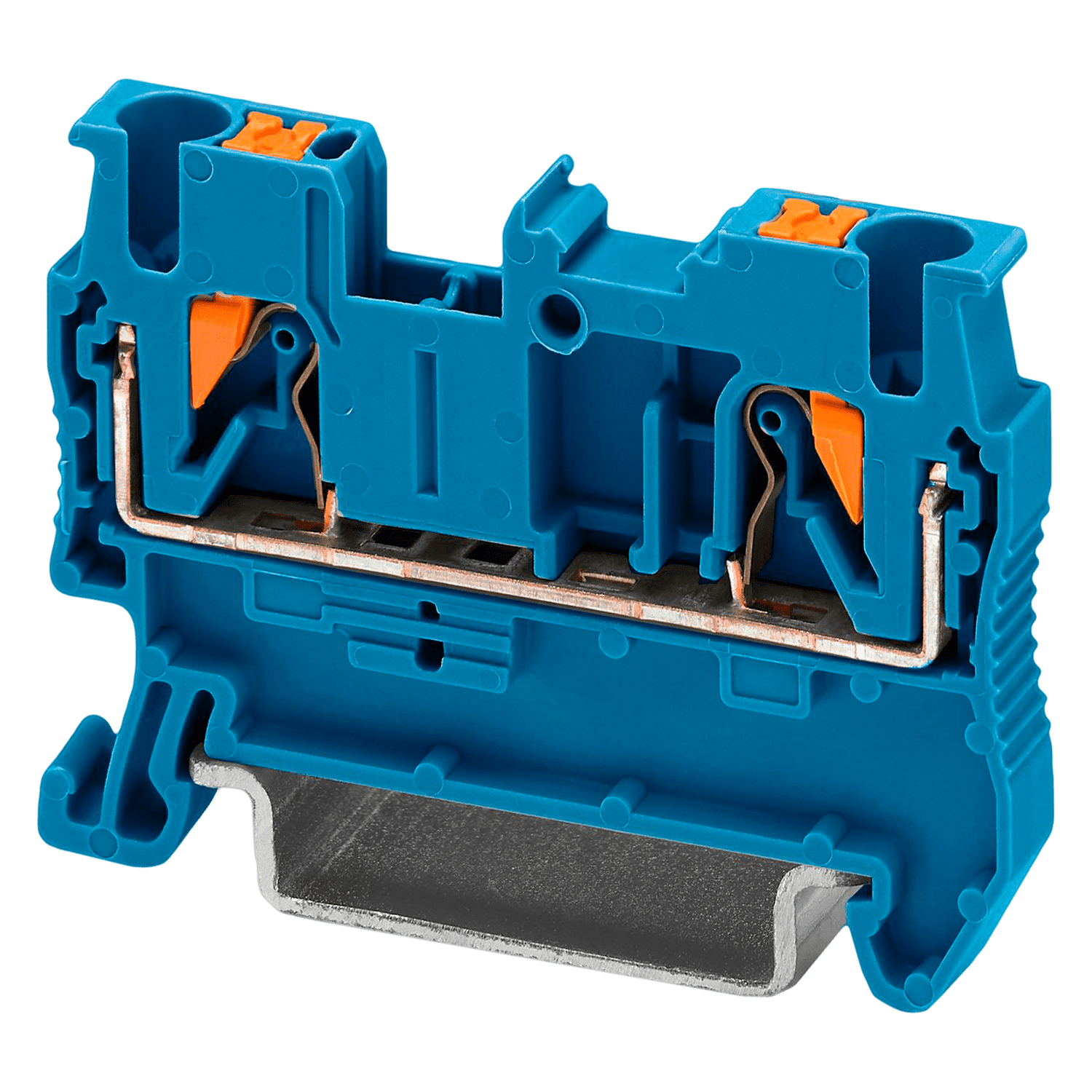 Borne PT Push-in Gris 2,5mm2 Azul Phoenix Contact