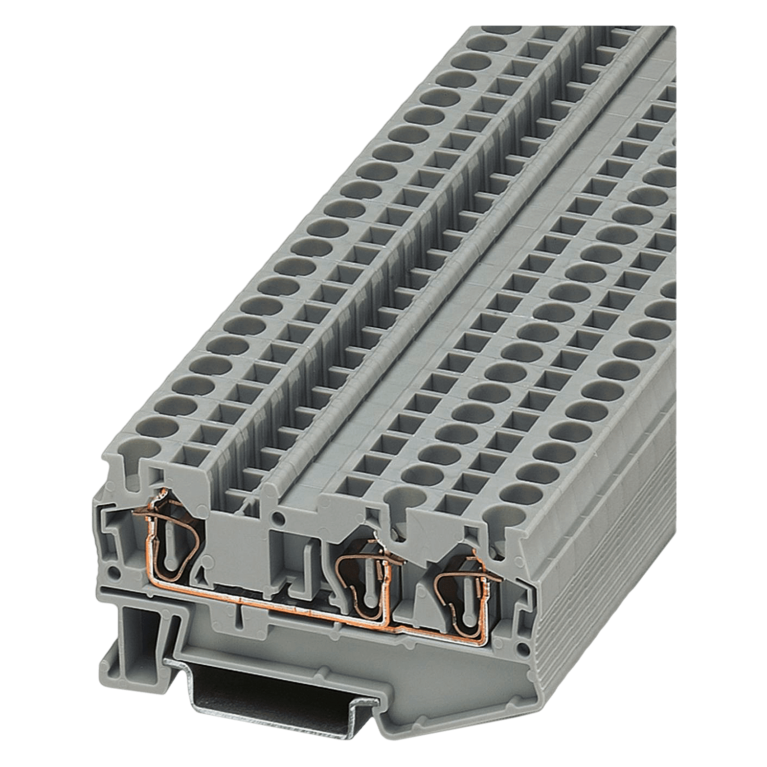 [23254] Borne ST Hasta 4mm2 Twin 3 Conductores Gris Phoenix Contact