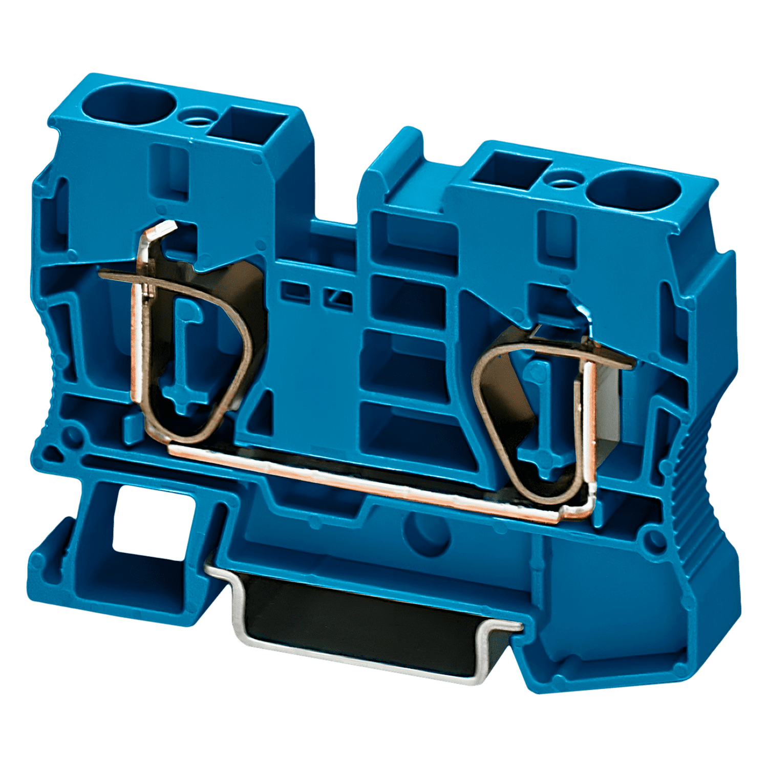 Borne ST de Paso Resorte 10mm2 Azul Phoenix Contact