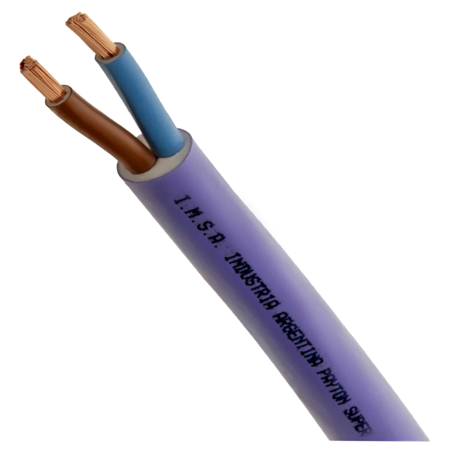 Cable Subterraneo 2x1,5mm2 16A PVC Violeta Imsa
