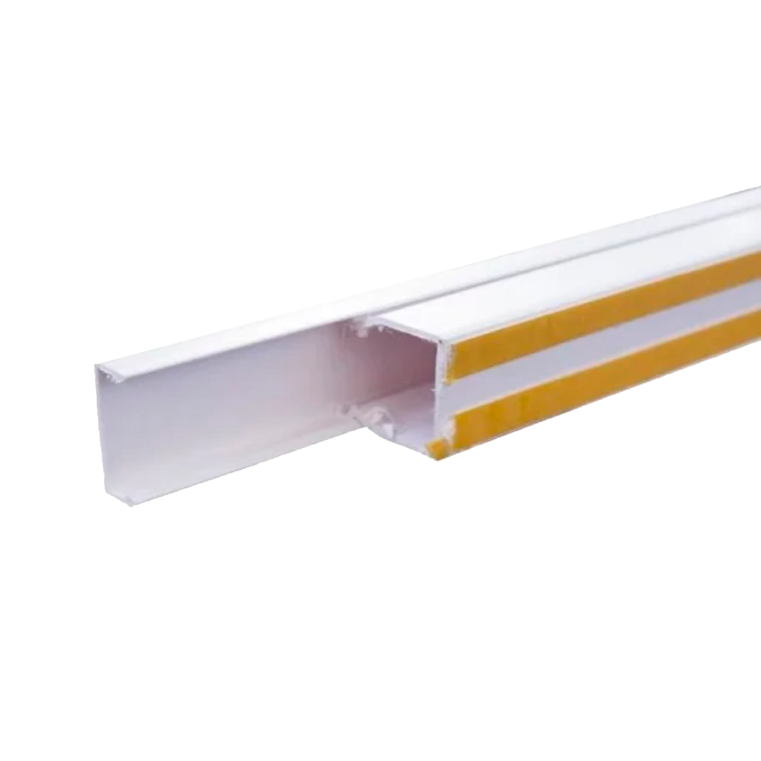 [36513] Cablecanal EC Liso 27x30mm Tira de 2Mts C/adhesivo Blanco Zoloda