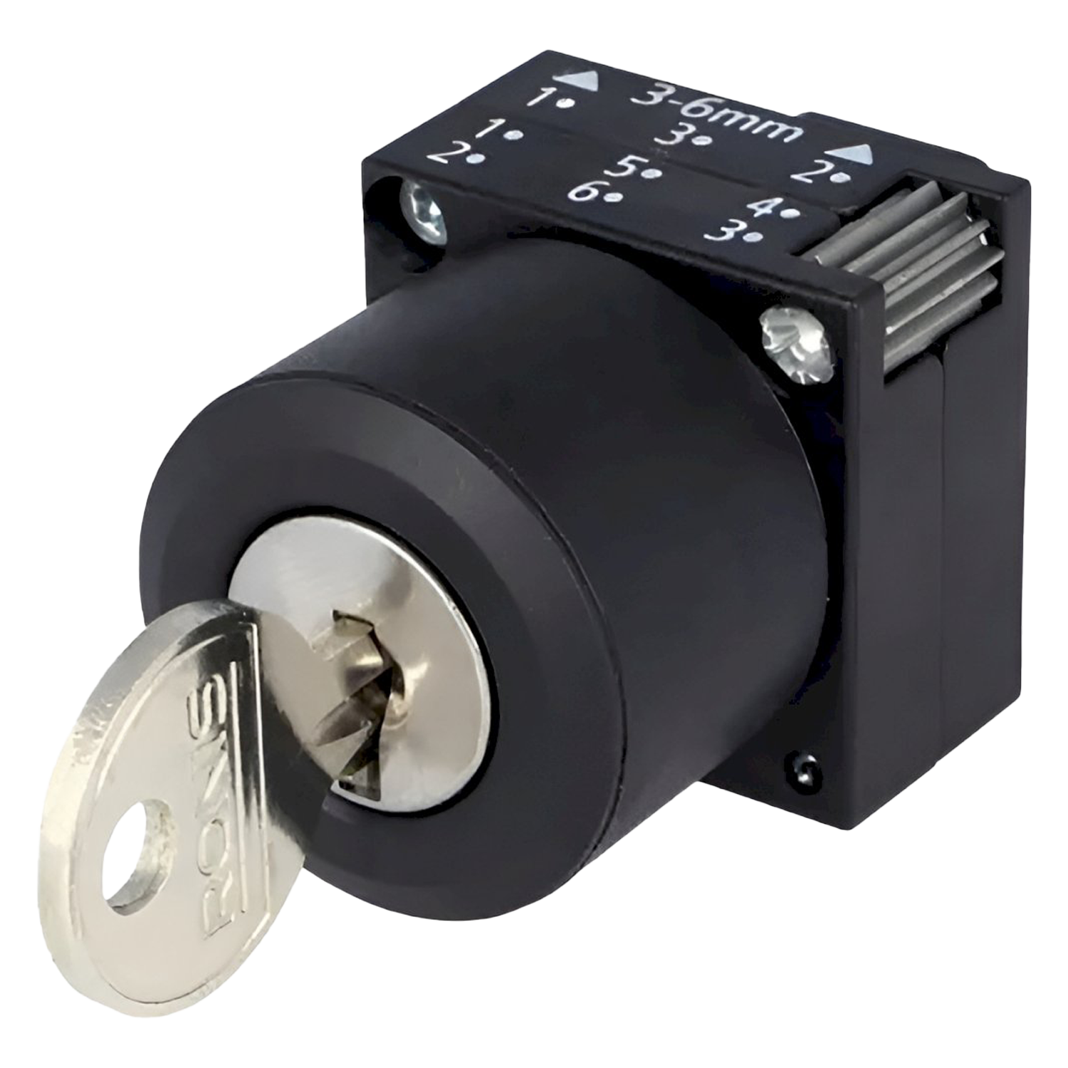 Cerradura 3SB 2 Posiciones C/Retención C/Llave Ext En 0 Siemens