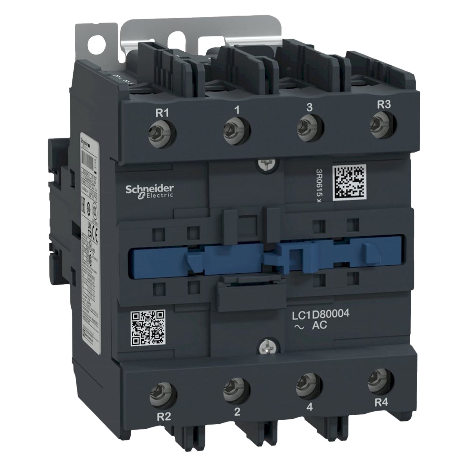Contactor LC1D 4P 125A 690VCA 37kW Schneider Electric