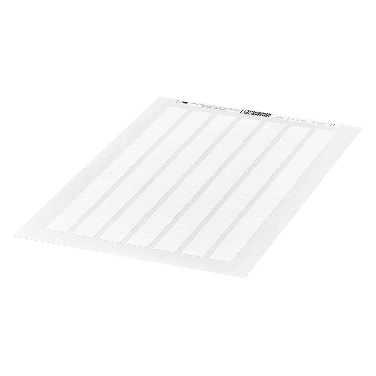 [23746] Hoja de Identificación Din-A4 20x8mm Blanca Phoenix Contact