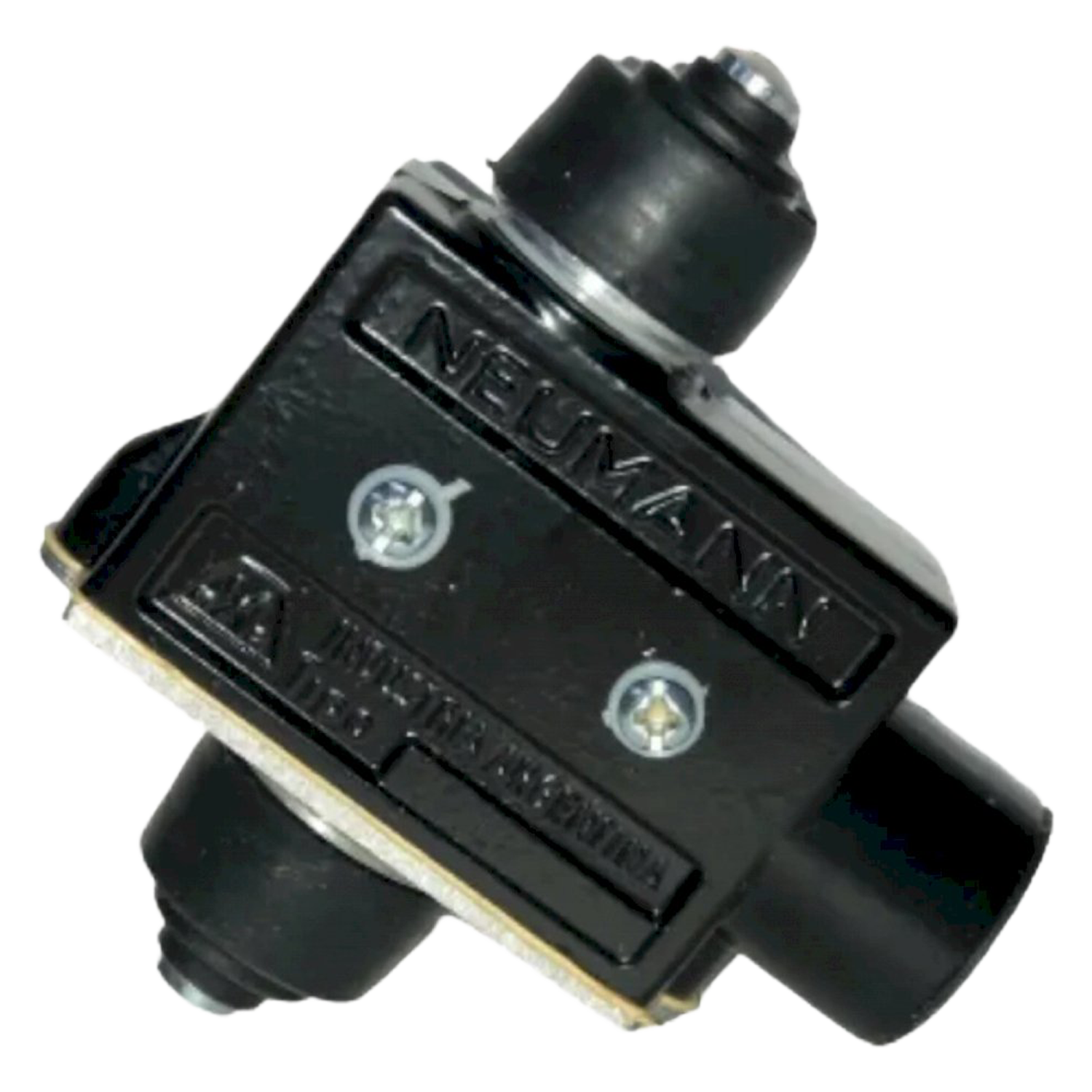 [18] Límite de Carrera Micro BSD-CB-132 Pistón Metal + Fuelle 1NA+1NC S:PG Fijacion Lateral Neumann