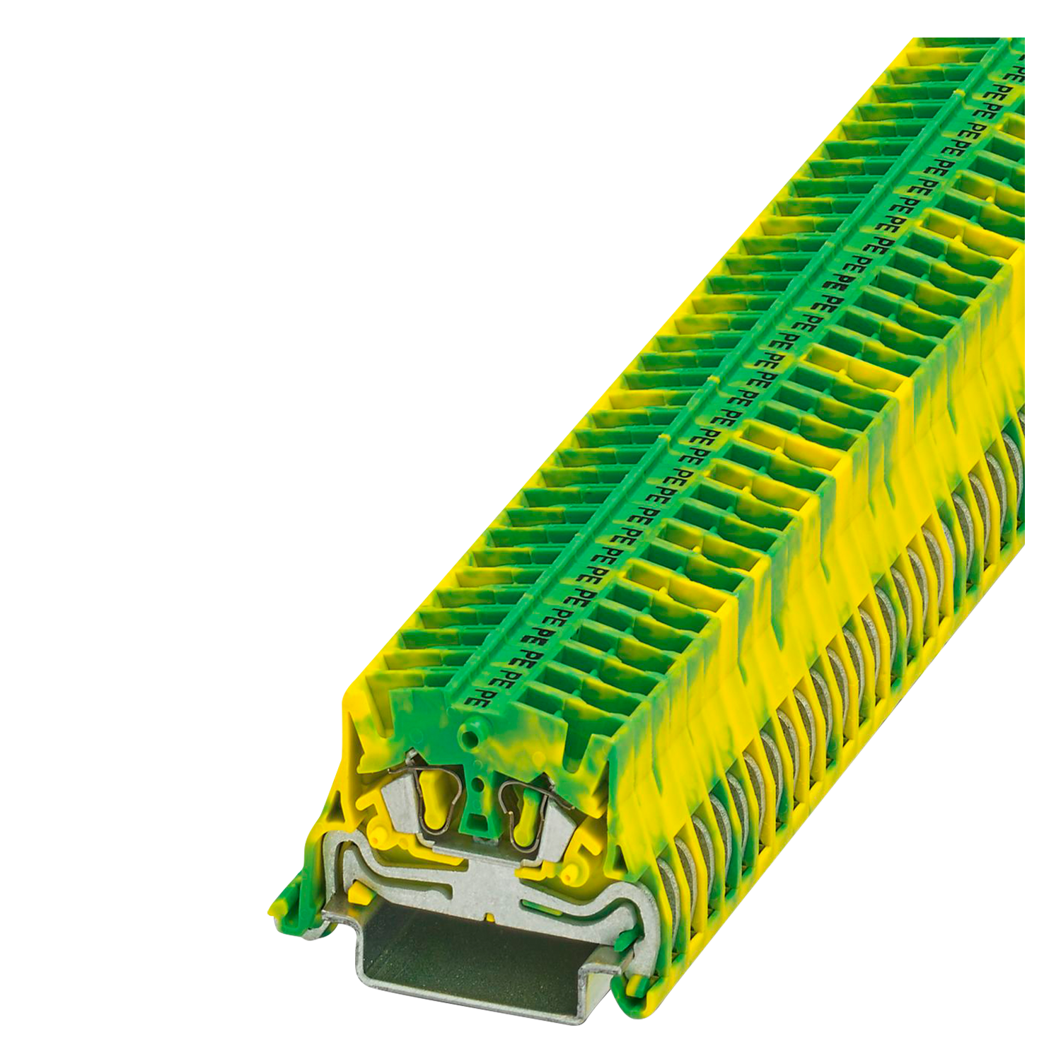 [13463] Miniborne Doble 2,5mm2 Verde/Amarillo Phoenix Contact