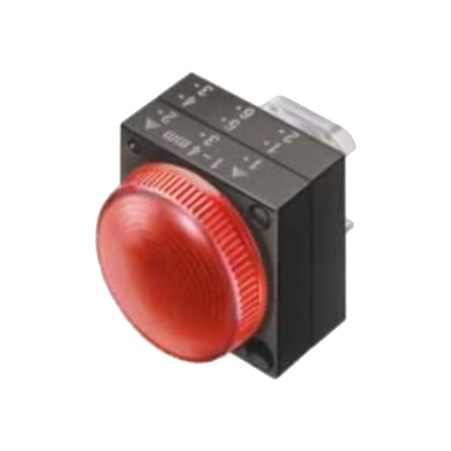 Ojo de Buey Rojo Monolítico S/Lampara Siemens