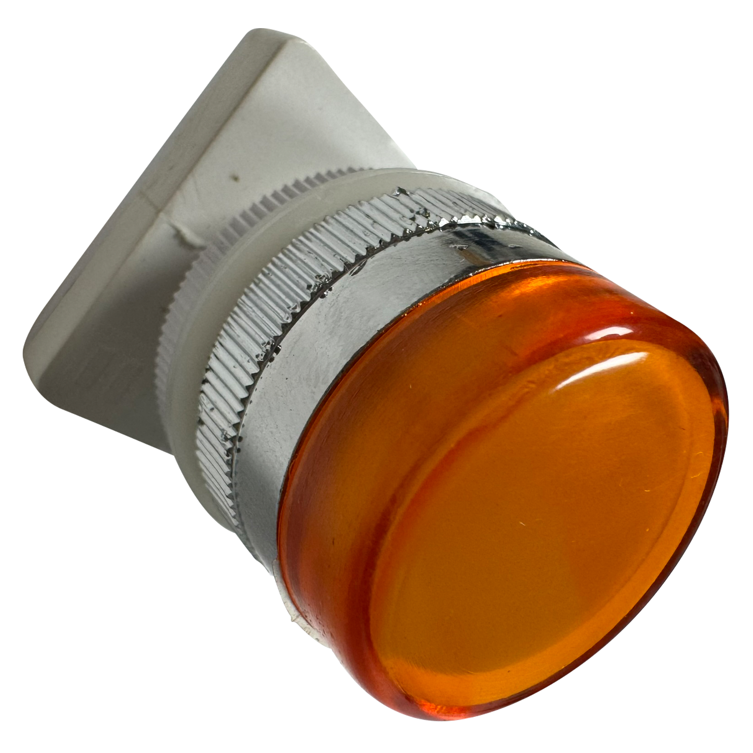 Ojo de Buey Plástico Neon 220VCA 22mm Ambar Tea