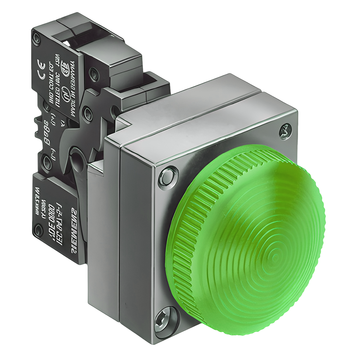 Ojo de Buey Sirius ACT PVC 220VCA 22mm Verde Siemens