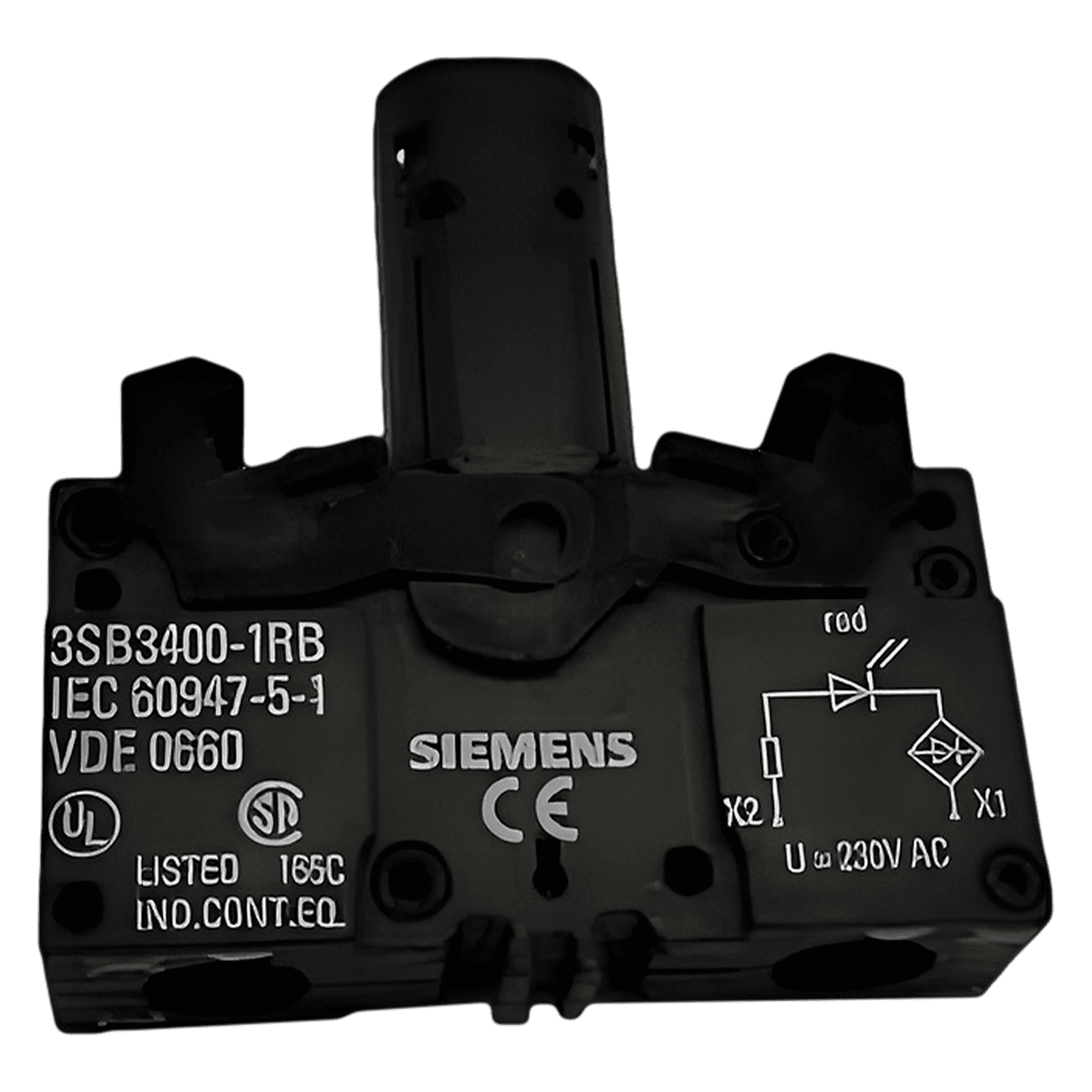 Bloque Led 3SB Sirius Act C/Led 220V Rojo Siemens